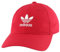 Adidas Herren Metal Logo 2 Relaxed Fit Strapback Cap Scarlet Red/White