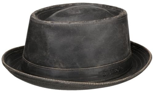 Stetson - Pork Pie Hüte wasserabweisend Herren Odenton (Cuir-6, XXL)