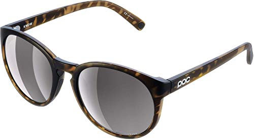 POC Know Sonnenbrille mit Großen, Runden Brillengläsern - Leichter, Flexibler und Strapazierfähiger Grilamid-Rahmen und Vollständiger UV-Schutz