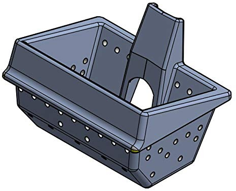 CADEL Braciere - Crogiolo in ghisa Originale stufe a Pellet cod. 4D13016602061