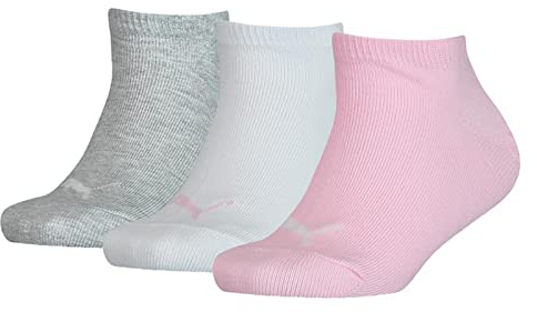 PUMA Invisible 3p, Calzini Unisex - Bambini e ragazzi, Rosa Water, 35-38