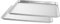 Nordic Ware Naturals - Bandeja grande para hornear, 2 unidades, color plateado