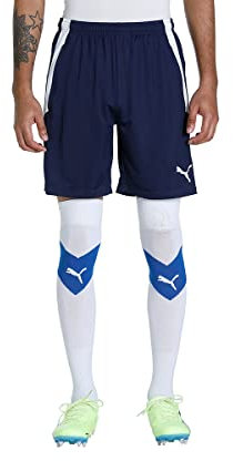 PUMA Herren Shorts Teamliga Training Shorts, Peacoat-Puma White, XXL