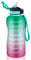 MYFOREST Bouteille d'eau 2200ml Grand Gourde Sport 2,2 Litre, Marqueur de Temps pour Hydratation Motivationnelle, sans BPA, anti-Chute, Buse Rabattable: Froid/Chaud/Boissons Gazeuses/Cidre