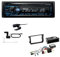 Alpine UTE-204DAB 1 DIN Autoradio DAB+ Bluetooth USB AUX-IN passend für Volkswagen VW Tiguan ab 2007 schwarz inkl Canbus