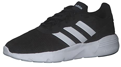 Adidas Herren Nebzed Cloudfoam Lifestyle Running Shoes, Core Black/Cloud White/Carbon, 40 2/3 EU