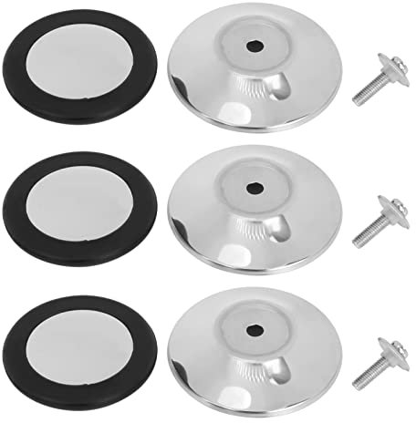 DOITOOL 3st Deckelgriff Pfannendeckel Knopf Ersatz Pot Griff Topfgriffknopfkappe Slow Cooker Aus Edelstahl Küchentopf Griff Pfannendeckel Griff Rostfreier Stahl Blinddarm Obere Perlen