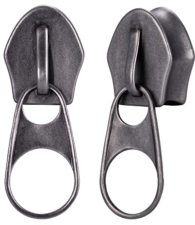 ERKUOO 2PCS Reißverschluss Ohrmesser Mode Ohrtunnel Plugs Fleisch Stretcher Piercing Ohrringe Expander Ohrringe Körperschmuck 8mm