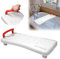 XMTECH Badewannensitz Senioren Badewannenbrett zum Sitzen mit Ergonomisch Geformte Griff, rutschfest Kunststoff Badewanne Brett Duschbrett für Badewanne Badezimmer, mit Rot Griff