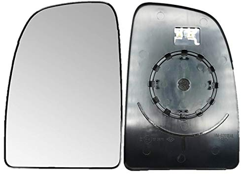 HZ-DESIGN Spiegelglas für Außenspiegel Spiegel beheizt Links oberer Teil Durchmesser 11 cm kompatibel mit Jumper Ducato Boxer