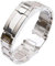LUGEMA Watch Bracelet Compatible With Rolex DAYTONA GMT Submariner Watch Accessories Metal Strap Stainless Steel Pull Clasp Watch Band Chain 20mm (Color : Bright silver, Size : 20mm With Logo)