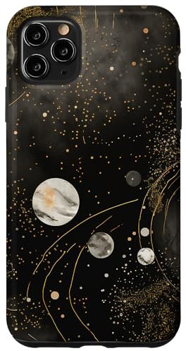 iPhone 11 Pro Max Celestial Space Black & Grey Galaxy Case