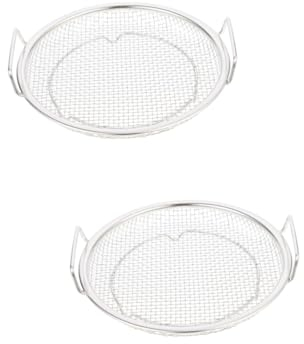PRETYZOOM 2pezzi Cesto Per Frittura Inossidabile Setaccio Frittura Per Patate Verdure e Utensile Da Cucina Pratico e Resistente Per Famiglie e Ristoranti Facile Da Usare e Durevole