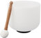CDZHLTG 432 Hz G Note Crystal Singing Bowl 8 Inch Root Chakra Singing Bowl Crystal Bowl Frosted Quartz For Sound Healing and Therapy Meditation, White