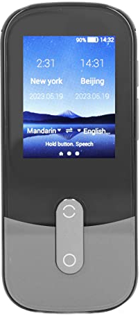 Sprachübersetzer, 2,4-Zoll-TFT-Bildschirm, 119 Sprachen Unterstützen Offline-Fotoübersetzung, Handheld für Übersetzungen in Fast 200 Ländern