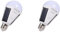 Ampoule LED à Panneau Solaire, 2 Pièces, Ampoule Solaire Portable D'urgence, Lampe D'urgence pour Intérieur et Extérieur, Randonnée Camping (12W)