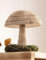 Dekoleidenschaft Dekofigur Pilz Geflammt aus Holz, groß, 25 cm hoch, Holzpilz, Dekopilz, rustikale Herbstdeko, Pilzfigur, Holzdeko