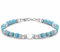 CASSIECA Boho Armband Damen Natürliches Steine Armbänder für Frauen 316L Edelstahl Herz Armband Einstellbare Türkis Armband Weihnachten Geburtstag Geschenke Frauen Schmuck mit Geschenk-Box