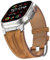 Bouixel Cinturino in pelle compatibile con Apple Watch da 49 mm, 46 mm, 45 mm, 44 mm, 42 mm, con connettore in metallo per iWatch Ultra Series 10, 9, 8, 7, 6, 5, 4, 3, 2, 1 SE, 42mm(Series 3)/44mm