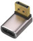 8K @ 60Hz Right Angle DisplayPort 1.4 Adapter 8K DisplayPort 90 Degree Adapter Right Angle DisplayPort Adapter for PC