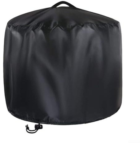 Cubierta resistente para estufa de exterior con revestimiento impermeable para protección de chimenea durante todo el año (L)