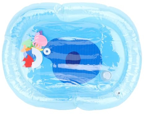 Kratzfestes Aufblasbares Wasserbett für Haustiere, Dickes PVC, Kühlende Spielmatte für Hunde und Katzen, Langlebig (L)