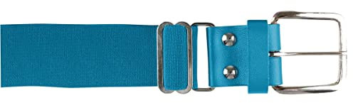 Champro Elastic Baseball Gürtel mit, Leder Tab, Herren, blaugrün