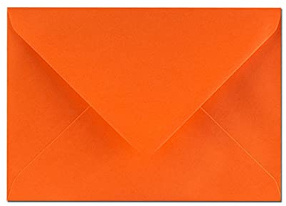 arkCRAFT 25 x C6 Premium Envelopes 100gsm 114mm x 162mm (Orange)
