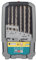 wolfcraft 7113000 1 coffret l-6 forets 5-10mm béton ct sds-plus, Argent