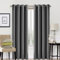 Blackout Curtains 2 Panels Set Thermal Insulated Window Treatment Solid Eyelet Darkening Curtain for Living Room Bedroom Nursery,Dark Grey,66x90 Inches