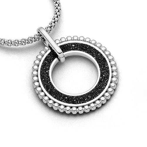 DUR Schmuck Damen Anhänger JUPITER Lavasand, Silber 925/- rhodiniert /P2999