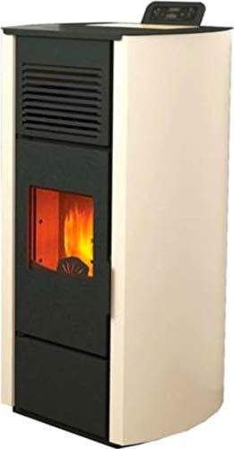 Poêle à pellets canalisée 15,4 kW 901627600 Nicole couleur ivoire