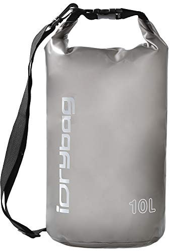 IDRYBAG Sac Étanche Multi-capacités 2L/5L/10L/15L/20L Flottant pour Kayak, Camping et Voyage