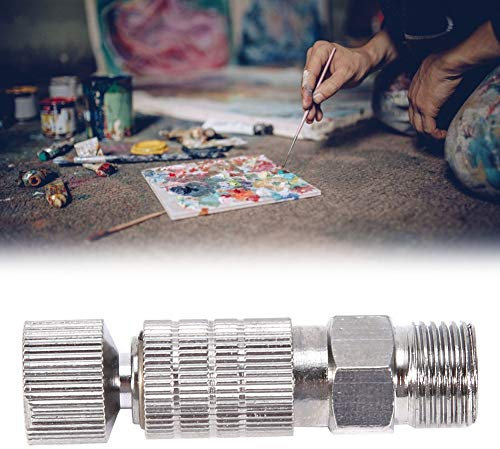 Stainless Steel Airbrush Adapter, Airbrush Release Connector, Quick Release Disconnect Coupling Adapter Fittings Part Air Brush Air Compressor