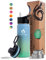 hydro2go Edelstahl Trinkflasche – BPA-freie Isolierflasche für Kinder, Schule, Sport & Outdoor – Hält Getränke bis zu 12H heiß und bis zu 24H kalt – Inklusive 3 Trinkverschlüsse – 530ml (Lagoon)
