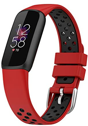 Strap-it Sportarmband Rot - Passend für Fitbit Luxe - Armband für Smartwatch - Ersatzarmband