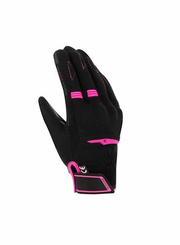 BERING Fletcher Evo Damen Motorrad Handschuhe, schwarz/pink, L