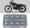 Fyearfly Speichenschlüssel Für Motorrad, 10 Größen 5.0-6.8 Länge 93 Mm Cnc Schraubenschlüssel Set, Universal Dirt Bike Speichenschlüssel Mit Transportkoffer Für Die Meisten Motorräder (Blau)