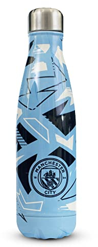 Manchester City Bouteille isotherme en acier inoxydable Bleu 500 ml