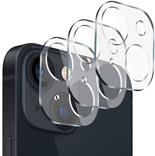 AIYEEN Kamera Objektivschutz (3 Stück) Kompatibel mit iPhone 14& iPhone 14 Plus Kamera Objektiv Abdeckung Schutz, HD Clear Anti-Scratch