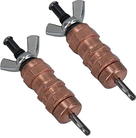 1/8in. Manual Cleco Wing Nut Style Temporary Fastener Sheet Metal Grip Pin 2pk