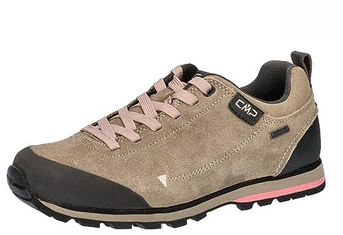 CMP Damen Elettra Low WMN Hiking Shoe WP Trekking-Schuhe, Beige-Pfirsichrosa (Sand-Pesca), 39 EU