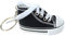 AUTOZOCO Porte-clés Chaussure de Sport Mini Sneaker Style Urbain Converse, Noir, L
