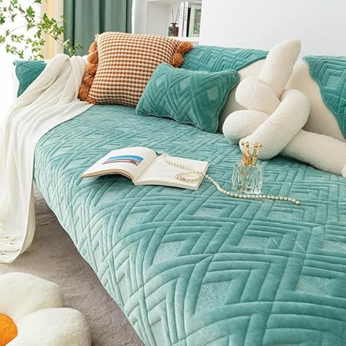 WYJHNLBEDC Sofa/Couch überzug, Sofabezug L Form/U Form/Ecksofa 3/2/1 Sitzer, Sofa überwurfdecke, Super Samt Sofaschoner Decken, Sofaschutz Decke Hund Kratzschutz Katze, 70x180cm