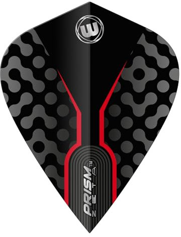 Winmau Prism Zeta Kite Black/Red - Dart Flights