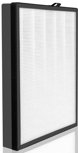 HODSEUKIN Filtro HEPA di ricambio H14 True compatibile per purificatore d'aria Puro®air 400, filtrazione a 4 stadi al carbone attivo, confezione da 1