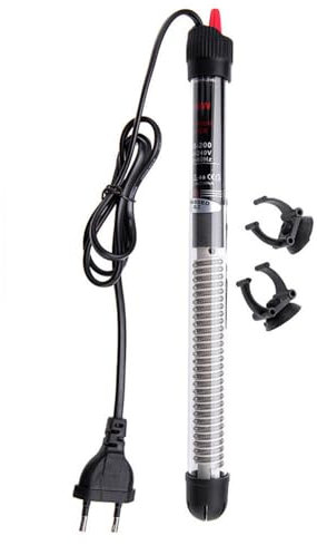 Riscaldamento per acquario, 300 W, barra riscaldante con termostato per acquario, riscaldatore per acquario, vetro di pesce, temperatura 220 V
