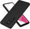 XINYEXIN Liquid Silicone Case for Samsung Galaxy S24 Ultra 5G with Microfiber Lining Flexible Ultra Slim Fit Thin Back Cover Shockproof Protective Phone Case - Black