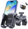 Rolgno Handyhalterung Fahrrad, Handyhalterung Motorrad [Kamerafreundlich] [Eingebaute Halterung für Airtag], 360° Drehbar Handyhalter Fahrrad Lenker, Kompatibel mit iPhone, Galaxy und 4.7-6.8 Handys