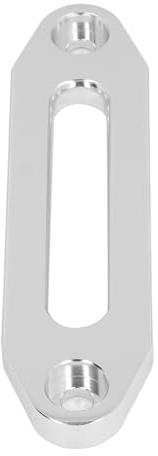 Tissting Seilwinde Seilfenster 200mm Hawse Fairlead 6000 Lbs Weiß Aluminium Winde Seilführung Geländewagen Winde Kabel Kabelführung Seilwinden Fenster für ATV, UTV